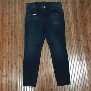 Kut From The Kloth Dark Wash Mid Rise Skinny Jeans